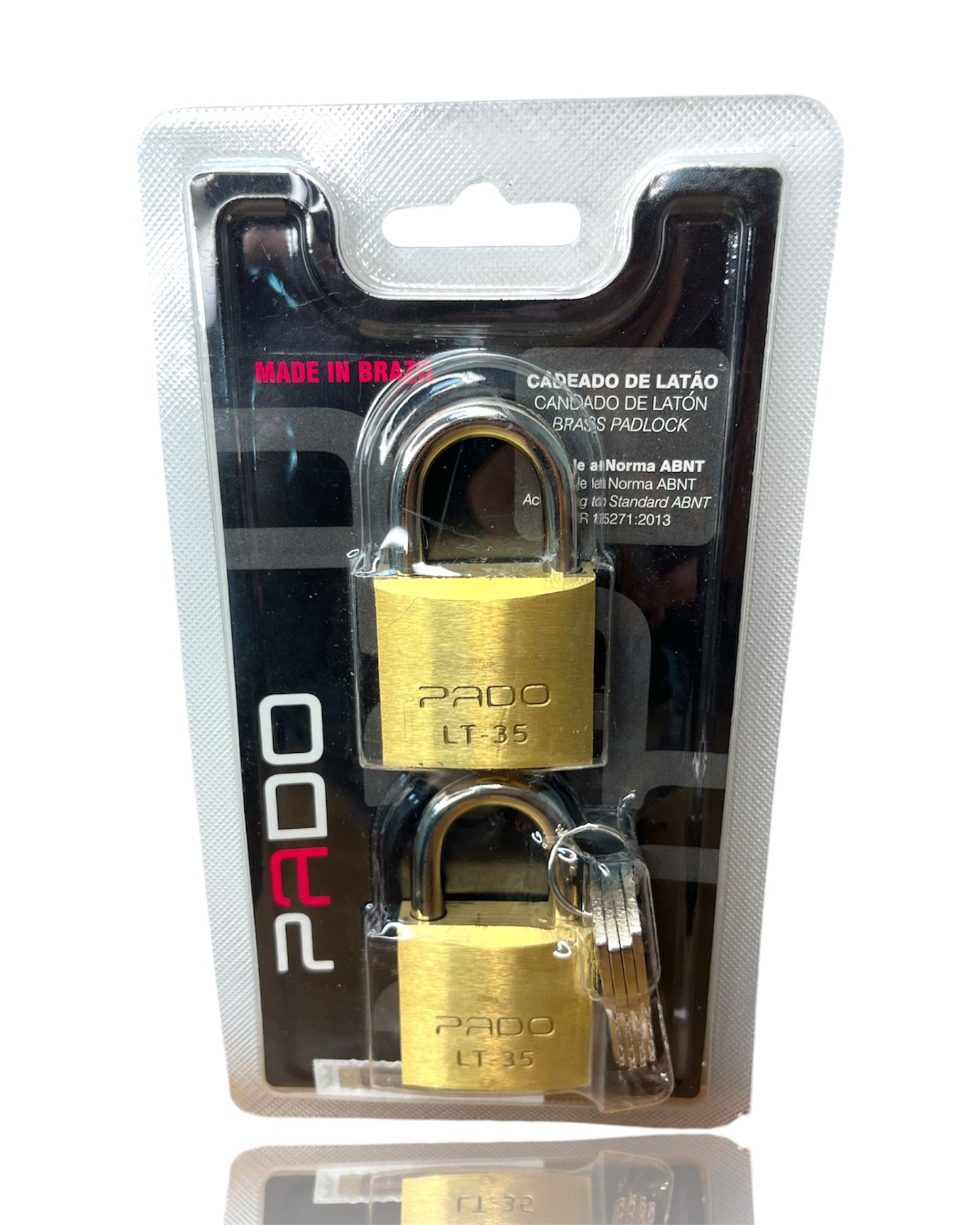 2 Candados Pado LT35 (Hermanados)