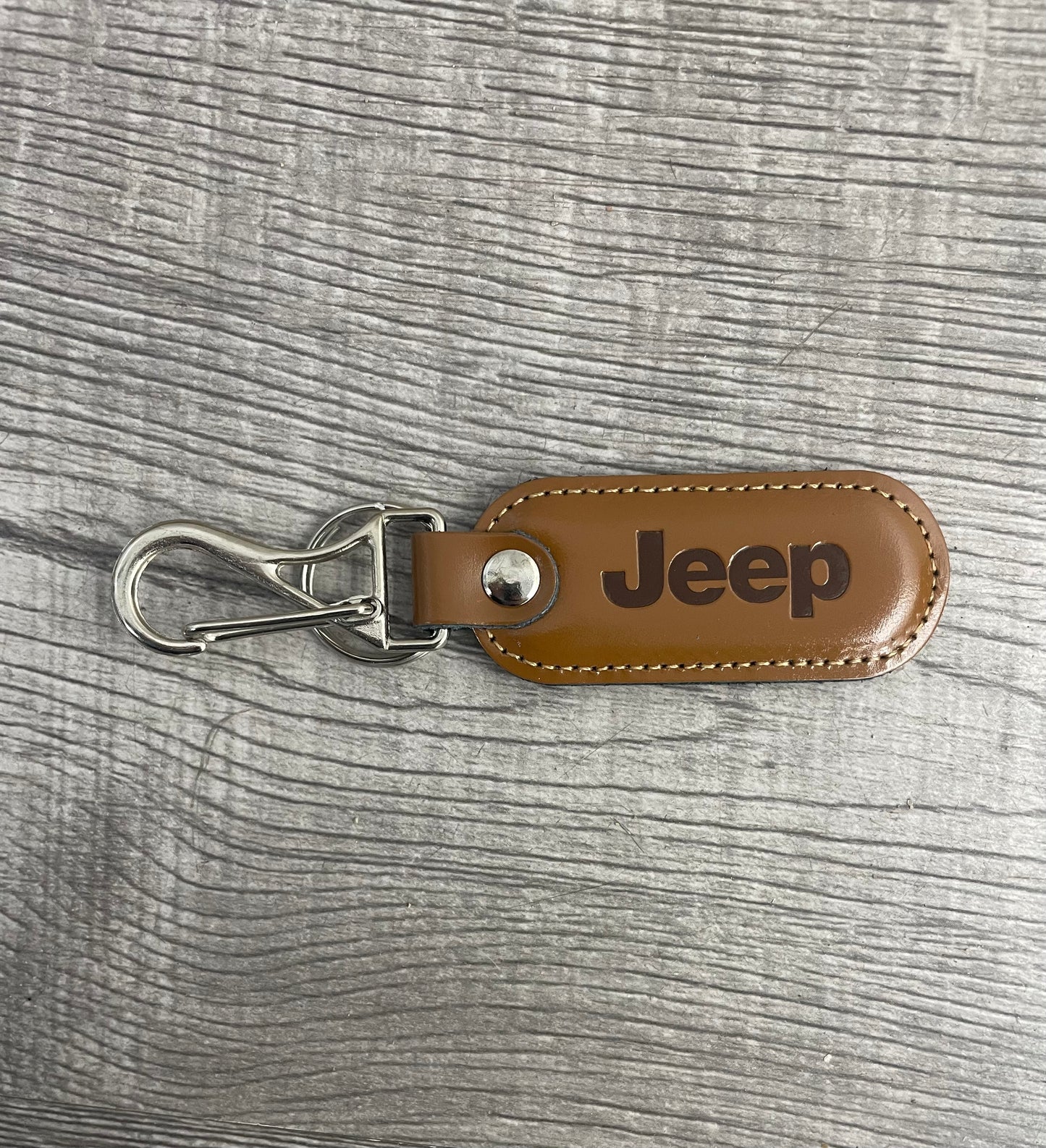 Llavero en cuero JEEP
