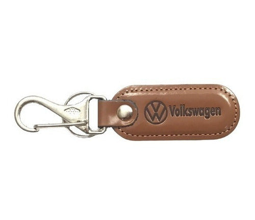 Llavero en cuero VOLKSWAGEN