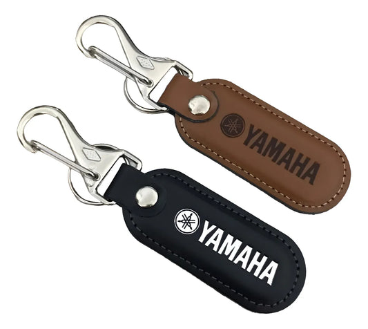 Llavero en cuero YAMAHA