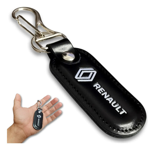 Llavero en cuero RENAULT
