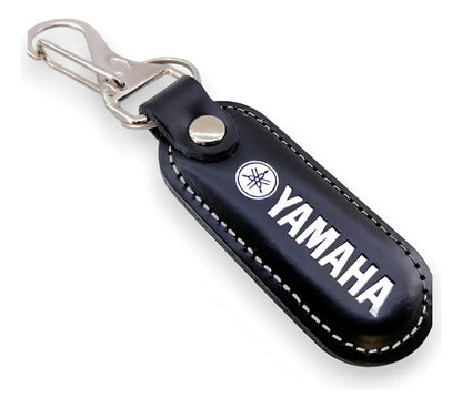 Llavero en cuero YAMAHA