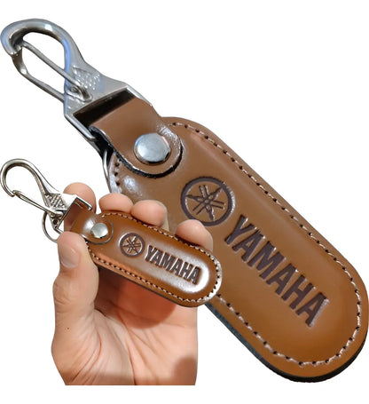 Llavero en cuero YAMAHA