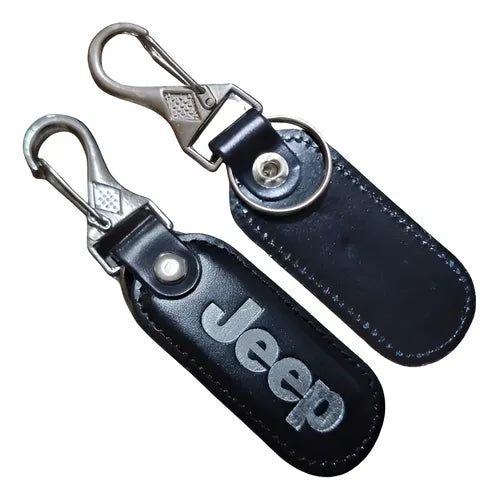 Llavero en cuero JEEP