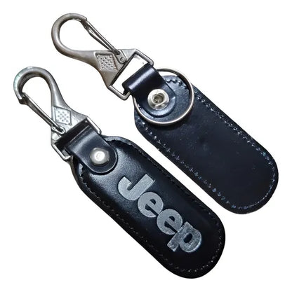 Llavero en cuero JEEP