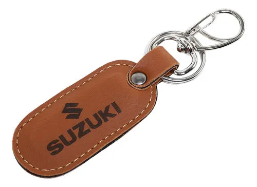 Llavero en cuero SUZUKI