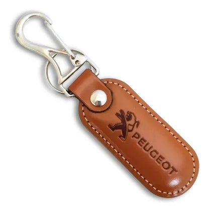 Llavero en cuero PEUGEOT