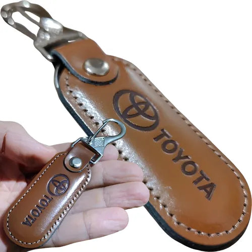 Llavero en cuero TOYOTA