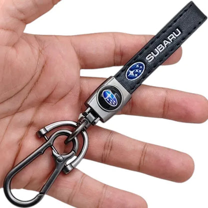 Llavero en cuero SUBARU