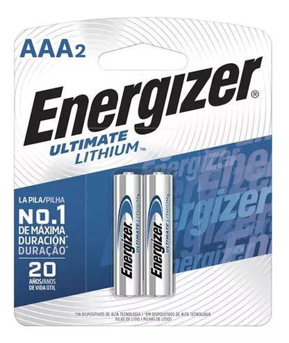 Pilas AAA Ultimate Lithium Energizer 2 unidades