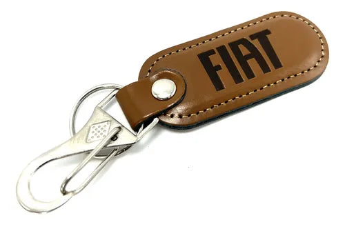Llavero en cuero FIAT