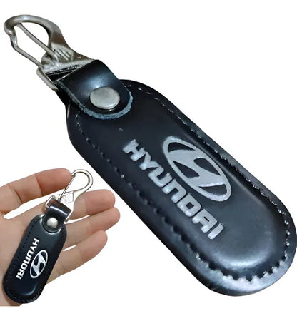 Llavero en cuero HYUNDAI