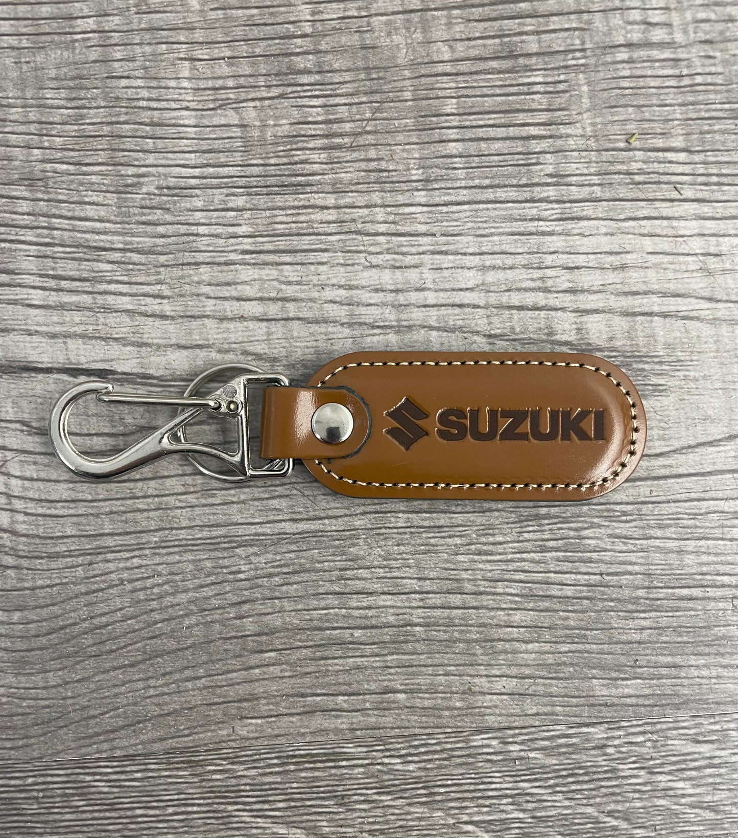 Llavero en cuero SUZUKI