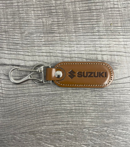 Llavero en cuero SUZUKI