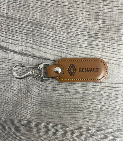 Llavero en cuero RENAULT
