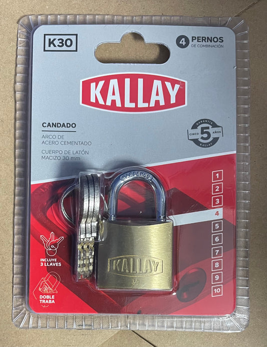 Candado corto Kallay 30