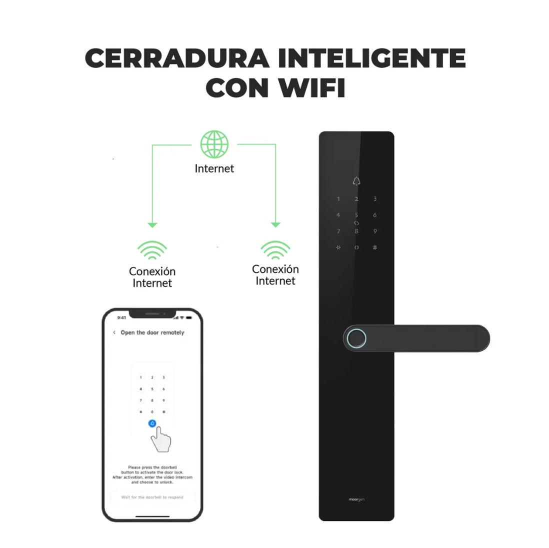 Cerradura digital Moorgen T12s