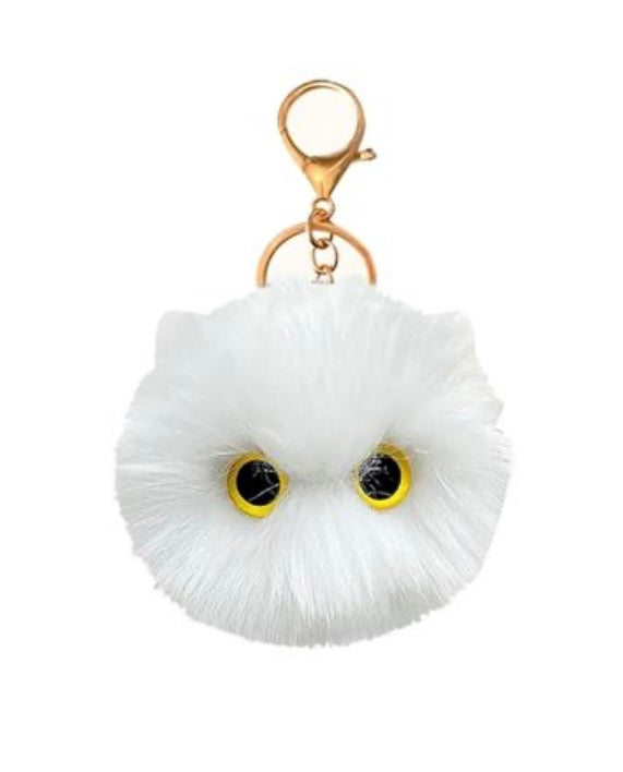 Llavero pompón con carita