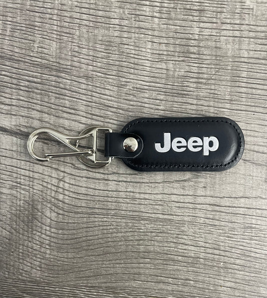 Llavero en cuero JEEP