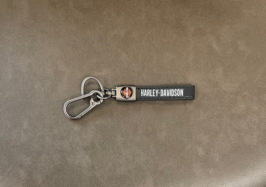 Llavero en cuero y zinc Harley-Davidson