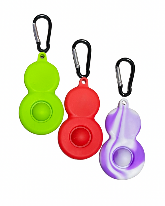 Llavero pop it porta airtag