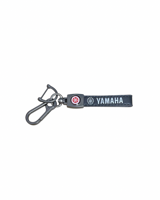 Llavero en cuero y zinc Yamaha