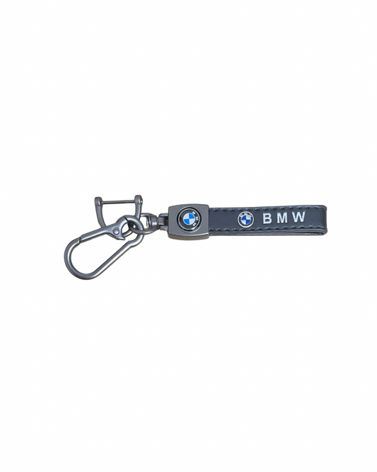 Llavero en cuero y zinc BMW