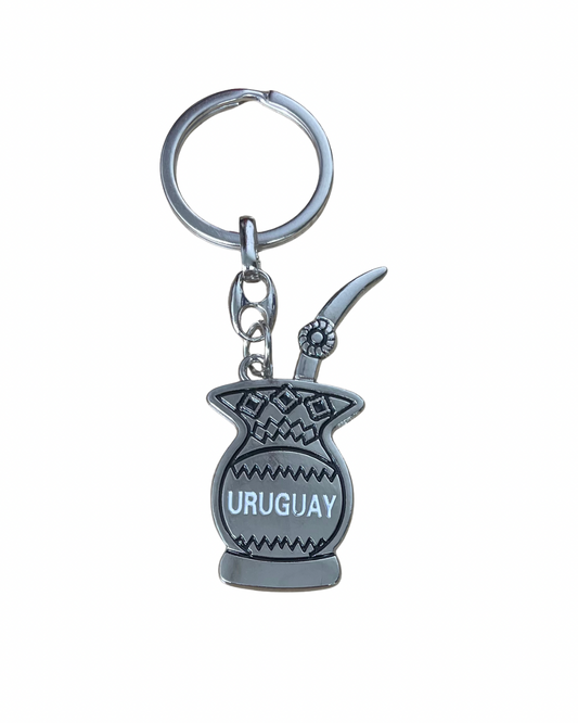 Llavero en metal Uruguay